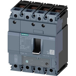 Siemens, 0AA0 MCCB 4P 125A, Breaking Capacity 70 kA, Fixed Mount