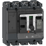 Schneider Electric, ComPacT NSX MCCB 4P 80A, Fixed Mount