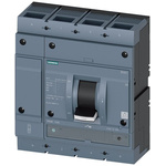 Siemens, SENTRON MCCB Molded Case Circuit Breaker 4P 630A, Breaking Capacity 55 kA, DIN Rail Mount