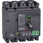 Schneider Electric, NSX MCCB 4P 100A, Breaking Capacity 50 kA, Fixed Mount