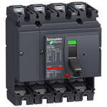 Schneider Electric, ComPact MCCB Molded Case Circuit Breaker 4P 160A, Fixed Mount