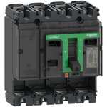 Schneider Electric, ComPacT New Generation MCCB 4P 160A, Fixed Mount