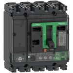 Schneider Electric, ComPacT MCCB 4P 160A, Fixed Mount
