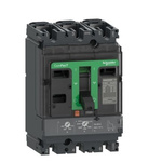 Schneider Electric, ComPacT MCCB 3P 80A, Fixed Mount