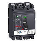 Schneider Electric, NSX Range MCCB 3P 160A, Breaking Capacity 90 kA, Fixed Mount