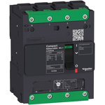 Schneider Electric, Compact MCCB 4P 25A, Breaking Capacity 16 kA, DIN Rail Mount