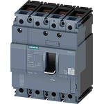 Siemens, SENTRON MCCB 4P 125A, Breaking Capacity 65 kA, Fixed Mount