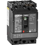 Schneider Electric, PowerPact MCCB 3P 100A, Breaking Capacity 65 kA, Fixed Mount