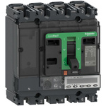 Schneider Electric, ComPacT MCCB 4P 100A, Fixed Mount