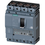 Siemens, SENTRON MCCB 4P 25A, Breaking Capacity 55 kA, Fixed Mount