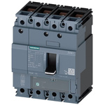 Siemens, SENTRON MCCB 4P 125A, Breaking Capacity 55 kA, Fixed Mount