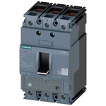 Siemens, SENTRON MCCB Molded Case Circuit Breaker 3P 160A, Breaking Capacity 55 kA, DIN Rail Mount
