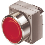 Siemens Round Red Push Button Head, 3SB3 Series, 22mm Cutout, Round
