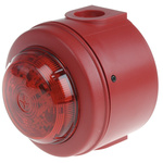 Eaton Series Red Flashing Beacon, 9 → 60 V dc, Surface Mount, LED Bulb
