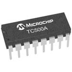 TC500ACPE, Analogue Front End IC, 1-Channel 17 bit Simple I/O, 16-Pin PDIP