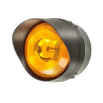 Moflash LED TL Series Amber Steady Beacon, 40 → 380 V dc, 85 → 280 V ac, Surface Mount, Wall Mount, LED