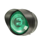 Moflash LED TL Series Green Steady Beacon, 40 → 380 V dc, 85 → 280 V ac, Surface Mount, Wall Mount, LED