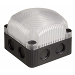 Werma BWM 853 Series Clear Steady Beacon, 24 V dc, Base Mount, LED Bulb, IP66, IP67
