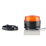 RS PRO Amber Flashing Beacon, 115 → 230 V ac, Stud Mount, Surface Mount, Xenon Bulb, IP67