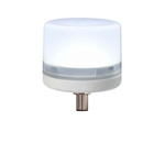 RS PRO White Steady Beacon, 24 Vdc, Screw Mount, LED Bulb, IP66