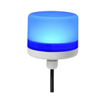 RS PRO Blue Steady Beacon, 24 Vdc, Screw Mount, LED Bulb, IP66