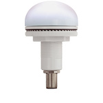 RS PRO White Multiple Effect Beacon, 12 → 24 V, Panel Mount, LED Bulb, IP66