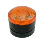 RS PRO Amber Multiple Effect Beacon, 110 V ac, 230 V ac, Panel or Surface Mount, LED Bulb, IP65