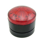 RS PRO Red Multiple Effect Beacon, 110 V ac, 230 V ac, Panel or Surface Mount, LED Bulb, IP65