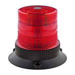 RS PRO Red Flashing Beacon, 10 → 110 V, Base Mount, LED Bulb