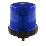 RS PRO Blue Flashing Beacon, 10 → 110 V, Base Mount, LED Bulb