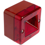 e2s L101X Series Red Flashing Beacon, 24 V ac/dc, Surface Mount, Xenon Bulb, IP66