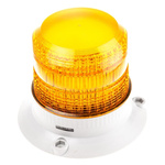 Curtis Amber Flashing Beacon, 12 → 80 V dc, Base Mount, Xenon Bulb