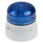 Klaxon Flashguard QBS Series Blue Flashing Beacon, 12 V dc, 24 V dc, Surface Mount, Xenon Bulb