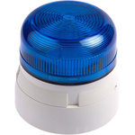 Klaxon Flashguard QBS Series Blue Flashing Beacon, 230 V ac, Surface Mount, Xenon Bulb