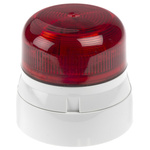 Klaxon Flashguard QBS Series Red Steady Beacon, 230 V ac, Surface Mount, LED Bulb