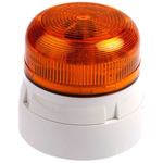 Klaxon Flashguard QBS Series Amber Flashing Beacon, 230 V ac, Surface Mount, LED Bulb