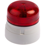Klaxon Flashguard QBS Series Red Flashing Beacon, 24 V dc, Surface Mount, LED Bulb