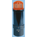 Schneider Electric Harmony XVB Series Amber Flashing Beacon, 230 V ac, Base Mount, Discharge Tube Bulb, IP65