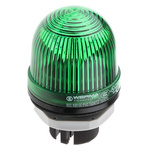 Werma EM 800 Series Green Steady Beacon, 12 → 230 V ac/dc, Panel Mount, Incandescent Bulb, IP65