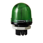 Werma EM 801 Series Green Steady Beacon, 24 V ac/dc, Panel Mount, LED Bulb