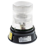 Moflash X 501 Series Flashing Beacon, 12 V dc, 24 V dc, Surface Mount, Xenon Bulb