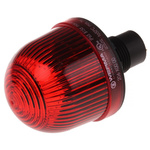 Werma EM 206 Series Red Steady Beacon, 12 → 48 V ac/dc, Panel Mount, Incandescent, LED Bulb, IP65
