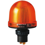 Werma EM 206 Series Yellow Steady Beacon, 12 → 48 V ac/dc, Panel Mount, Incandescent, LED Bulb, IP65