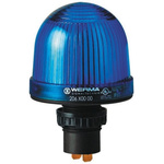 Werma EM 206 Series Blue Steady Beacon, 12 → 48 V ac/dc, Panel Mount, Incandescent, LED Bulb