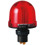 Werma EM 208 Series Red Flashing Beacon, 230 V ac, Panel Mount, Xenon Bulb