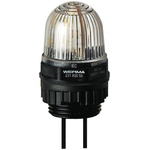 Werma EM 231 Series Clear Steady Beacon, 24 V dc, Panel Mount, LED Bulb