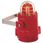 e2s BExBG15 Series Red Strobe Beacon, 24 V dc, Surface Mount, Xenon Bulb, IP67