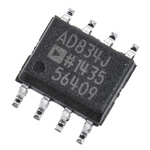 AD834JRZ Analog Devices, 4-quadrant Voltage Multiplier, 500 MHz, 8-Pin SOIC