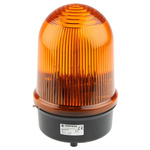 Werma BM 838 Series Yellow Flashing Beacon, 24 V dc, Surface Mount, Xenon Bulb