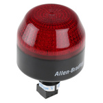 Allen Bradley 855P Series Red Multiple Effect Beacon, 24 V ac/dc, Panel Mount, LED Bulb